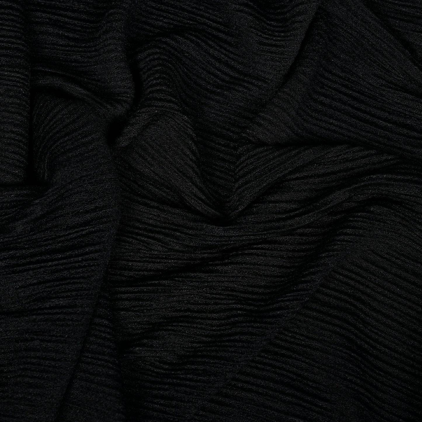 Hijabistic showcasing Black (Jet) Tallin Kashmir hijab Front View, Shop hijabs online