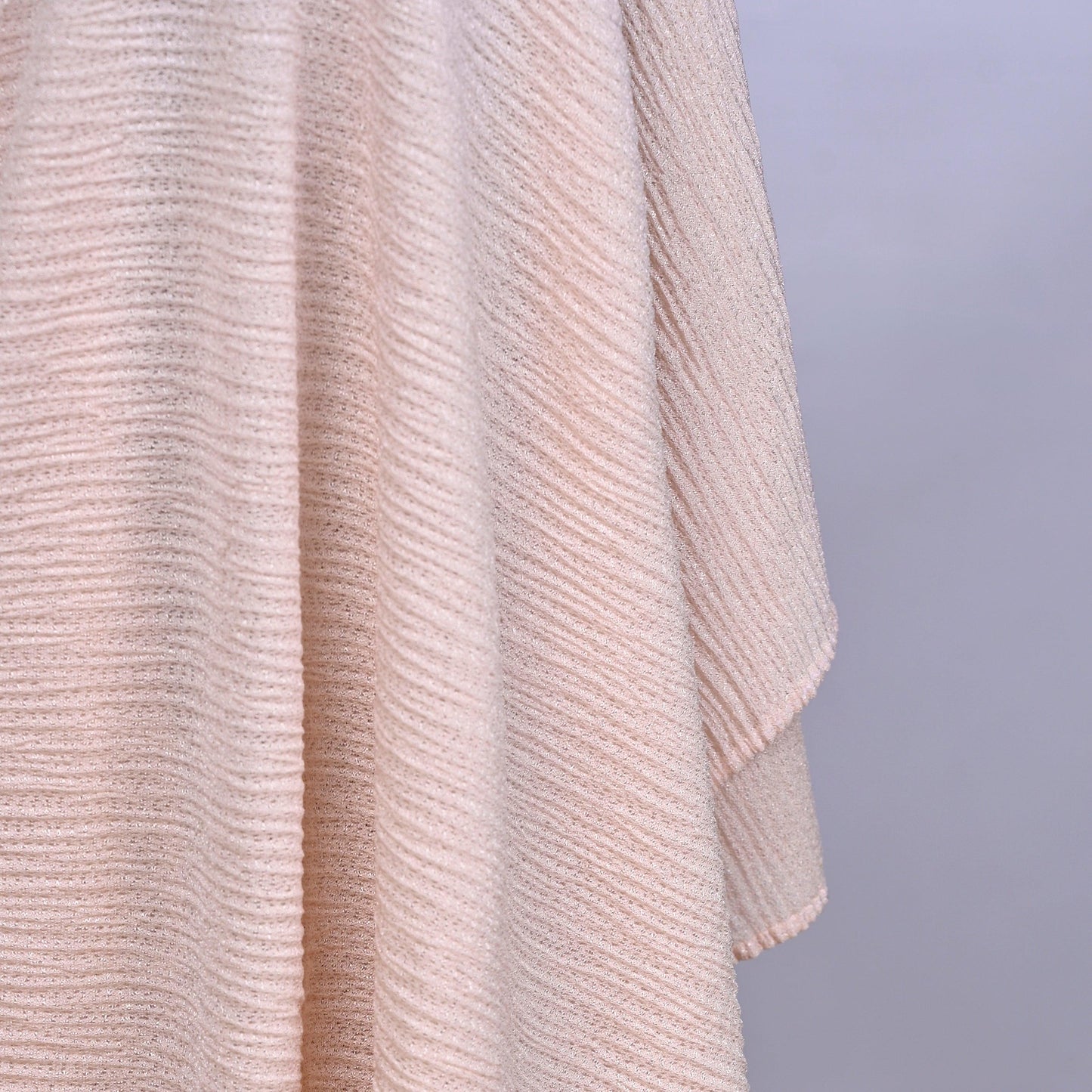 Hijabistic showcasing Pink (Blush) Tallin Kashmir hijab Front View, Shop hijabs online