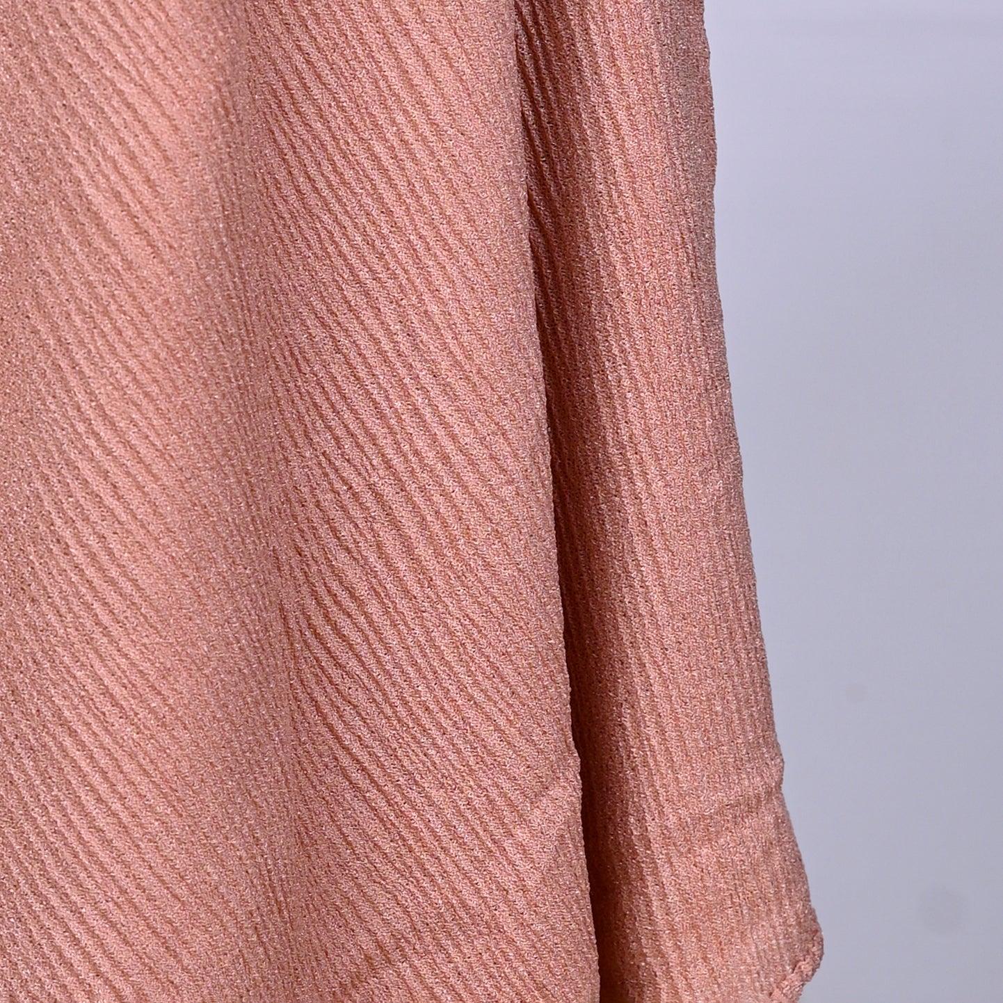 Hijabistic showcasing Pink (Dusty Rose) Tallin Kashmir hijab Front View 2, Shop hijabs online