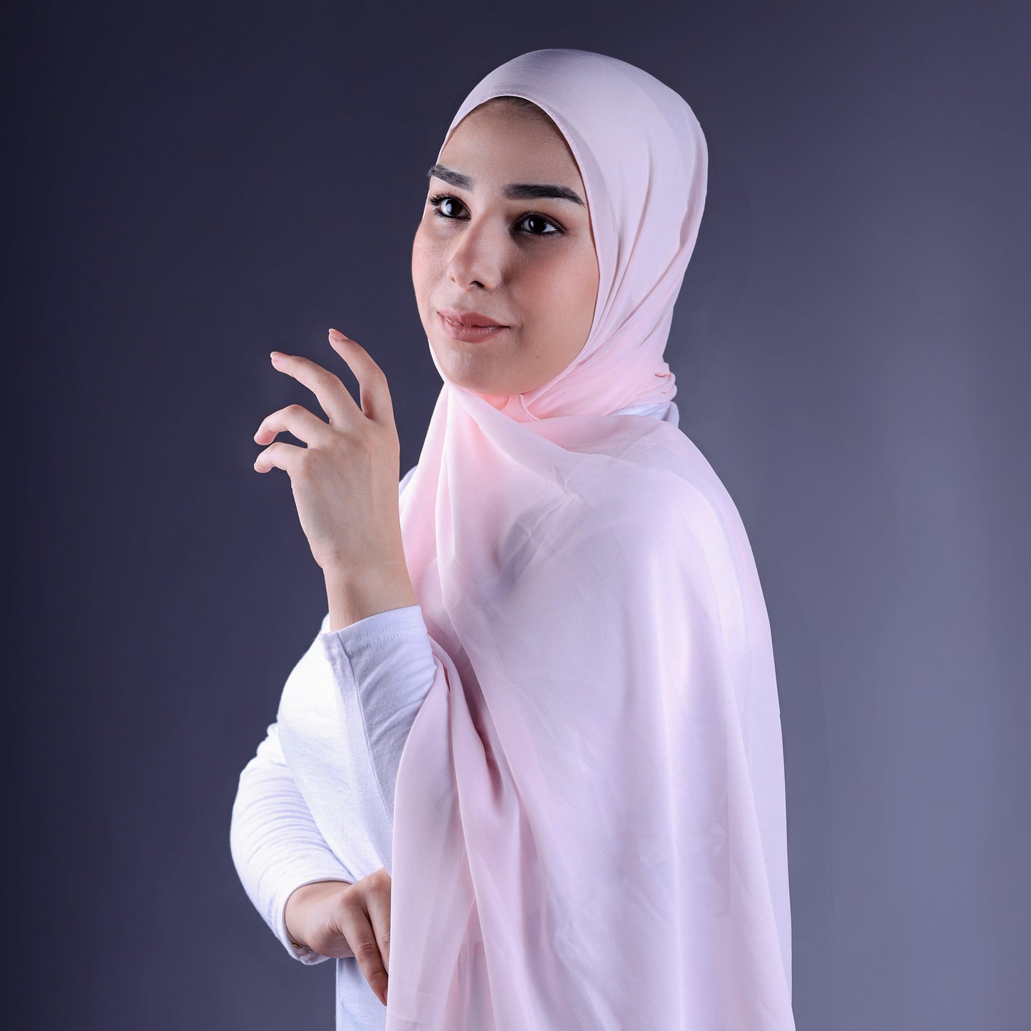 Plain Crepe Hijab