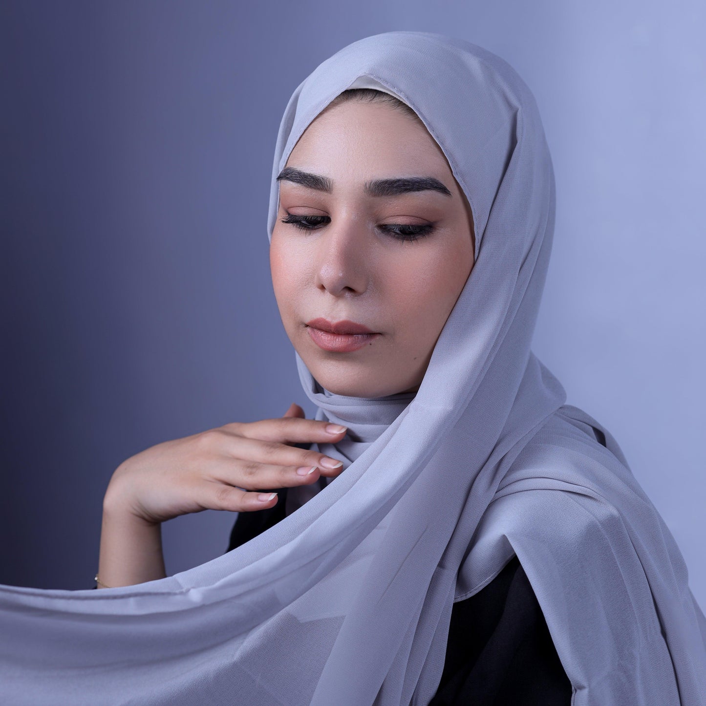 Plain Crepe Hijab