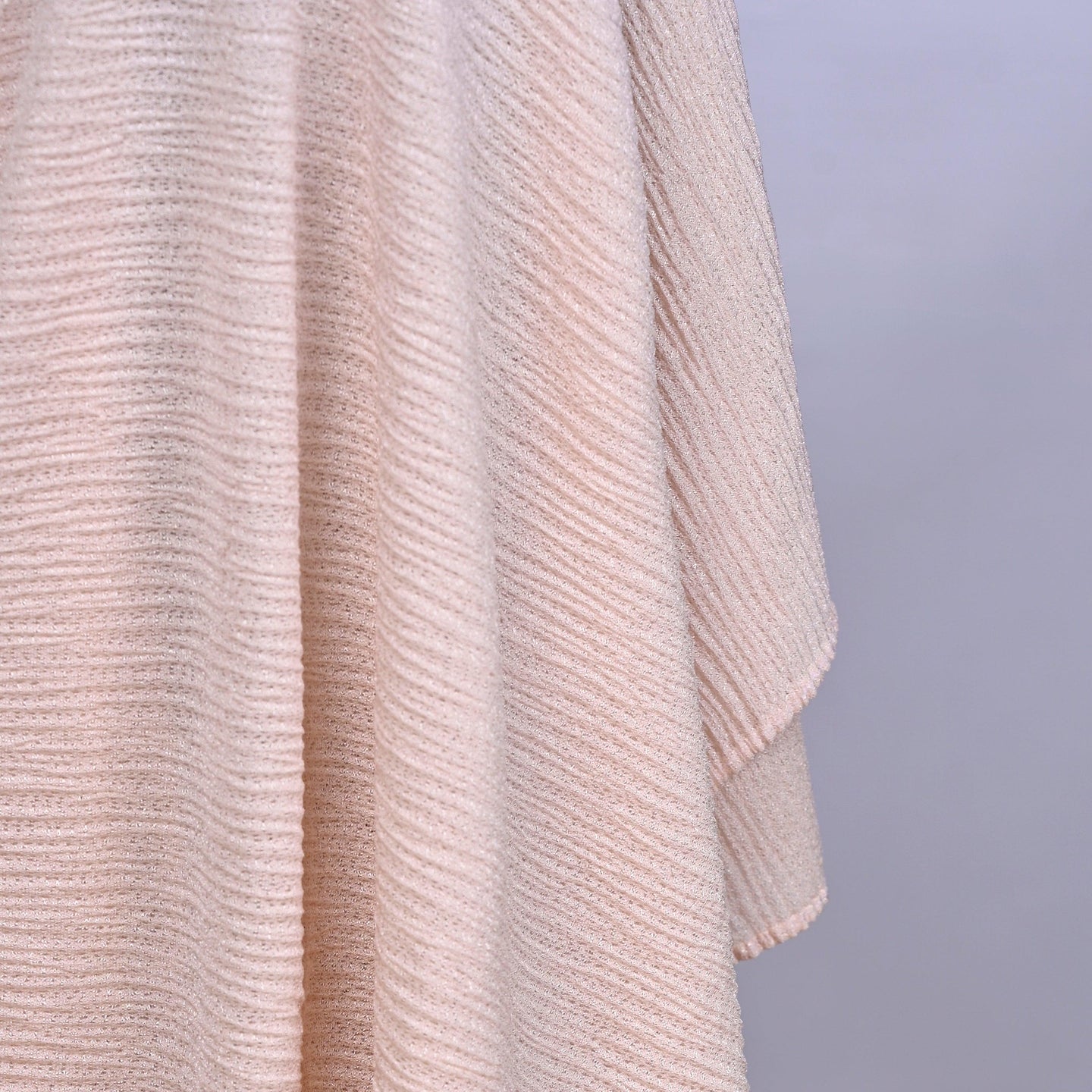 Hijabistic showcasing Pink (Blush) Tallin Kashmir hijab Front View, Shop hijabs online