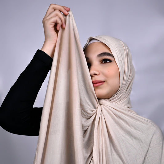 Kuwaiti Style Jersey Hijab