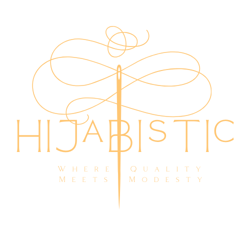 Hijabistic Logo with slogan where quality meets modesty